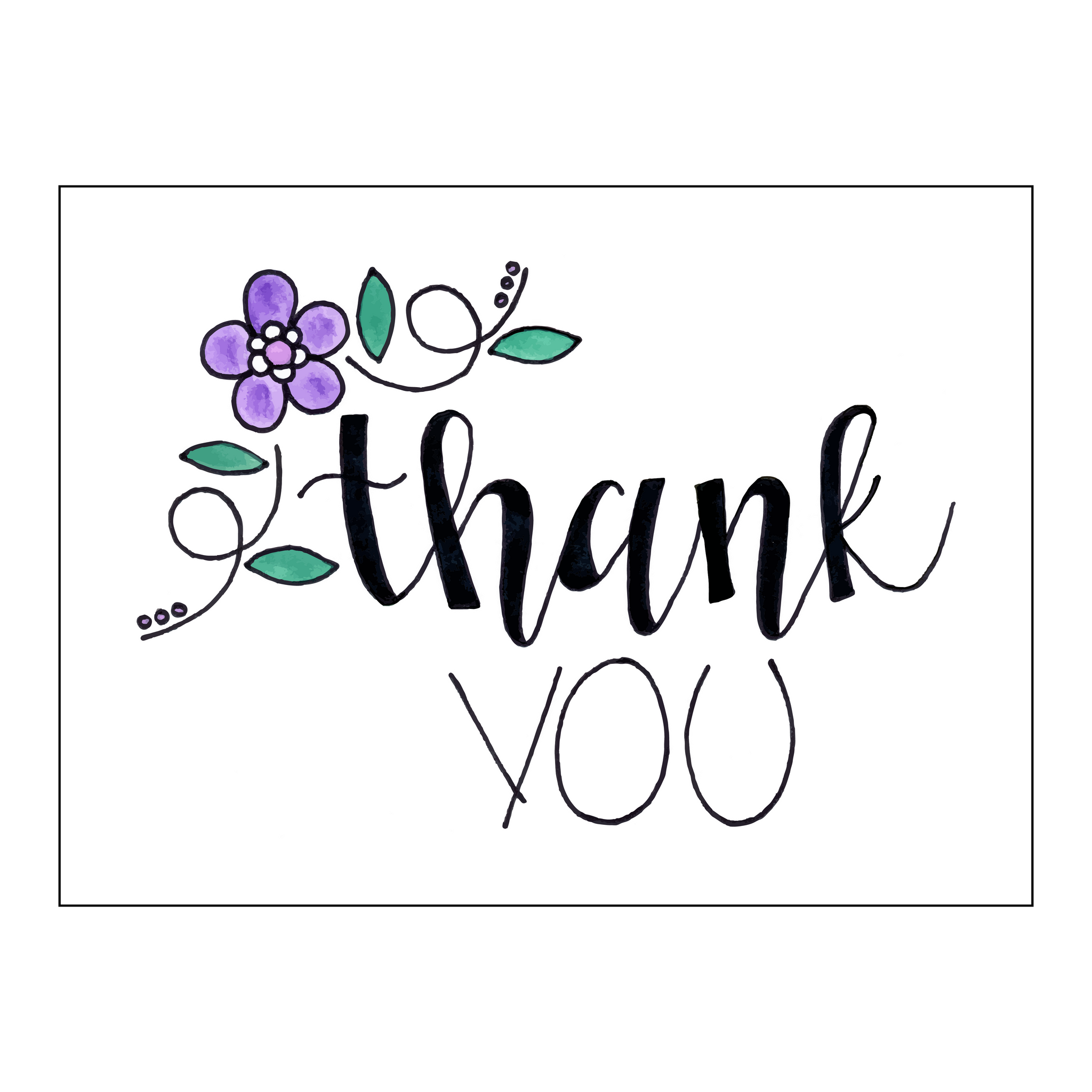 Thank You, Violet (Set of 8)